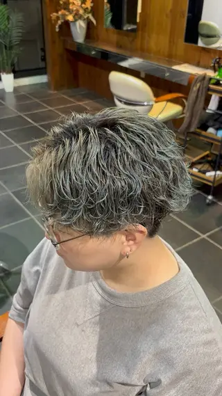 パーマ メンズ ruen大分駅店 /佐藤萌音のヘアスタイル