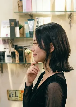 ミディアム flencia 丸 和博|カットのヘアスタイル