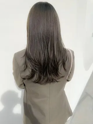 セミロング カラー メンズパーマ メンズ特化ryoのヘアスタイル