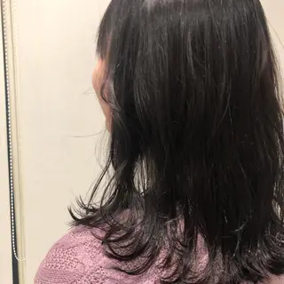 セミロング カラー ヘアアレンジ 【美髪のお医者さん】 髙橋真理奈💉🌟のヘアスタイル