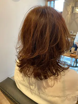 パーマ 柴田 久美子のヘアスタイル