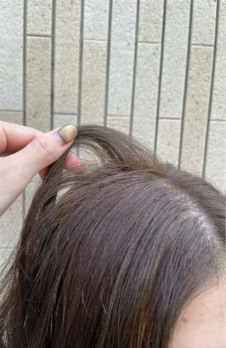 セミロング カラー ヘアアレンジ 抜け感ボブ×パーマ |kazaneのヘアスタイル