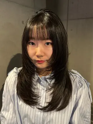 ロング だいち/ブリーチ/ レイヤーカットのヘアスタイル