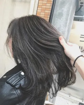 セミロング カラー ヘアアレンジ 縮毛矯正 髪質改善寺坂雄飛💐のヘアスタイル