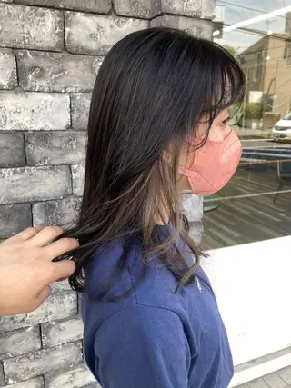 セミロング カラー ✂️似合わせの魔術師 石田一樹✂️のヘアスタイル