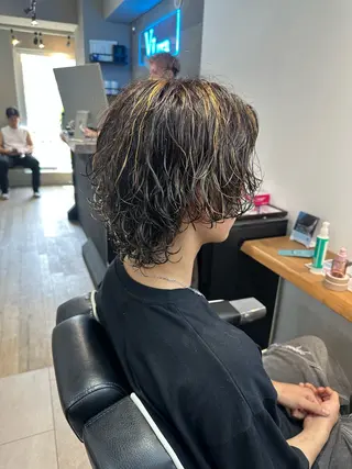 カラー パーマ メンズ 🇺🇸大宮パーマ 波巻き/ツイスパのヘアスタイル
