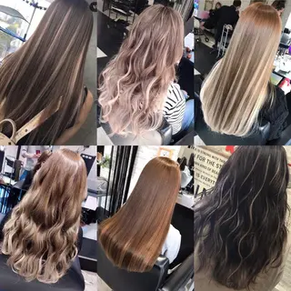 カラー ロング 最高級シールエクステ 💜Fave/あかねのヘアスタイル