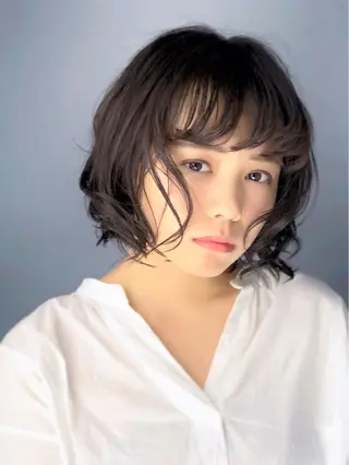 ショート カラー 縮毛矯正×髪質改善 店長　DAITOのヘアスタイル