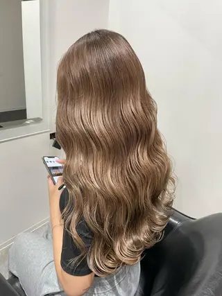 ロング 【美髪】 竹本友哉のヘアスタイル