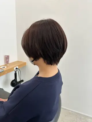 ショート カラー レイヤー/ナチュラル 💐nao.のヘアスタイル