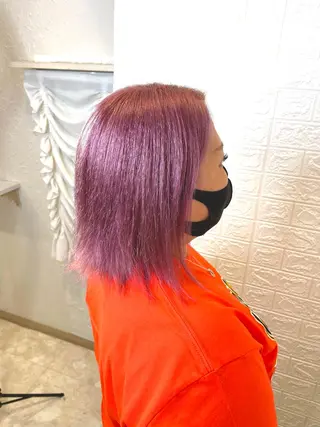 ミディアム カラー 六反 仁哉のヘアスタイル