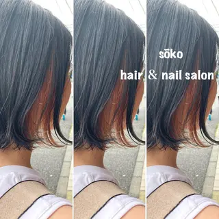 ショート カラー ヘアアレンジ 🫧一気にあか抜け 🫧mayuのヘアスタイル