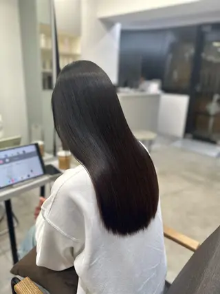 ロング パーマ ハイトーンカラー が絶対可愛い✨泰聖✨のヘアスタイル