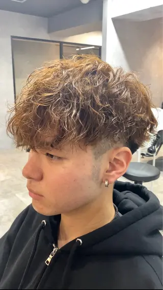 カラー パーマ メンズ 大阪メンズヘアのプロ 高橋 直希のヘアスタイル