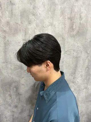 パーマ 🇰🇷ダウンパーマ 毛流れヘア🪽藤原のヘアスタイル