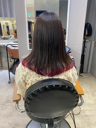 ミディアム カラー 田島 泰雅のヘアスタイル