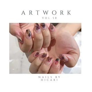 ショート カラー キッズ ネイル マツエク・マツパ illum hicariのネイルデザイン