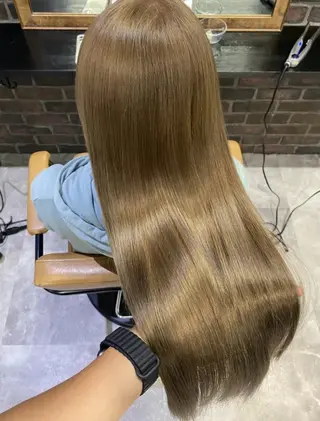 ロング カラー 髪質改善/ハイトーン MOLAのヘアスタイル