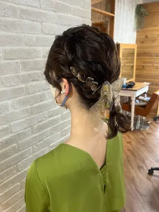 セミロング ヘアアレンジ Topstylist YUKIのヘアスタイル