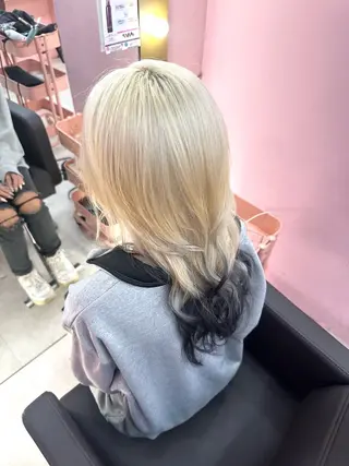 ロング カラー メンズ ブリーチ指名 No.1🦋KOKIのヘアスタイル