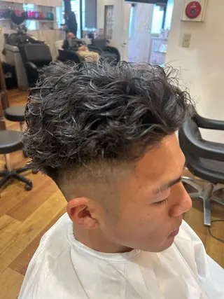 パーマ メンズ molla所属・浅香山✨美髪✨ やまもとあきこのヘアスタイル