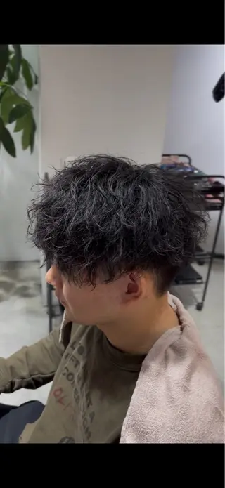 ショート パーマ メンズ Dover中野✂︎ メンズ美容師島村祐輝のヘアスタイル