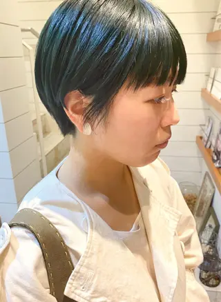 ショート カラー 赤み消し/透明感 🪽◝✩ 武者春花のヘアスタイル