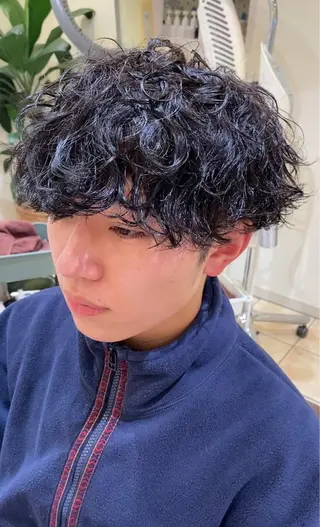 ショート パーマ メンズ さこだ　しょうた 【副店長】のヘアスタイル