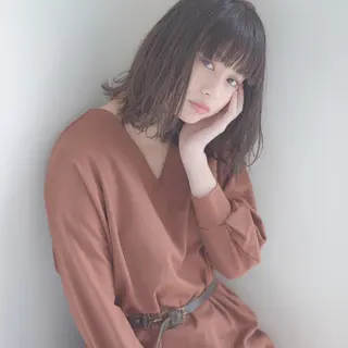 ミディアム TopStylist 板花絵里のヘアスタイル
