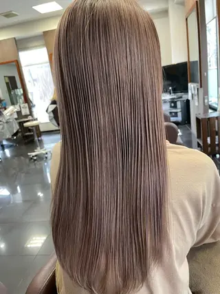 ロング カラー パーマ be flotのヘアスタイル