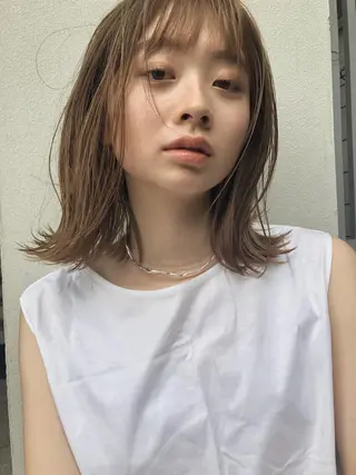 ミディアム カラー “ミニモ最高評価獲得 “代表"Kohei"のヘアスタイル