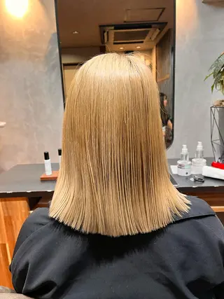 ミディアム DISCO HAIR sanc所属・木村 ときわのヘアスタイル