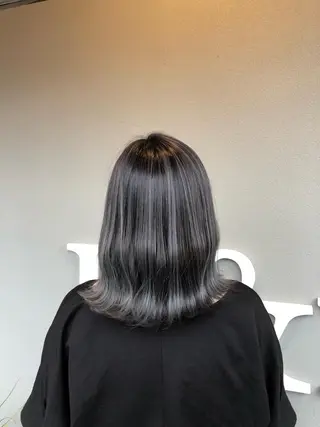 ミディアム カラー ヘアアレンジ 大塚 貴之のヘアスタイル