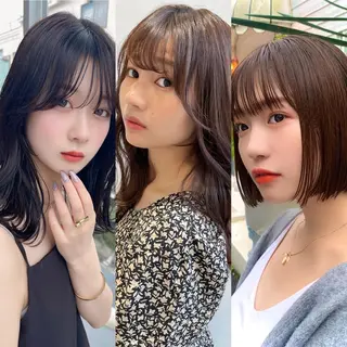 セミロング カラー 💘大人可愛く💘 Natsuki❥❥❥のヘアスタイル