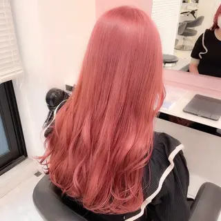カラー girlな暖色ヘア 🪽🫧ハルナ🎀のヘアスタイル