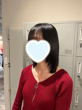 ミディアム 顔周り/ガーリー /ヘアメ/あつはのヘアスタイル