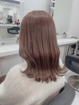 ロング メンズ 艶感ミルクティー🤍 色落ち綺麗🤍ともやのヘアスタイル