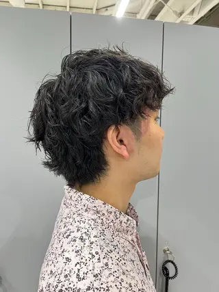 ショート パーマ 山本 佳奈のヘアスタイル