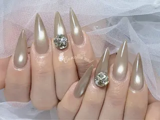 ネイル Camellia 長さだし& デザインのネイルデザイン