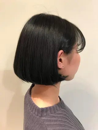 ショート カラー 烏丸韓国ヘア🇰🇷 ayaka🎀のヘアスタイル