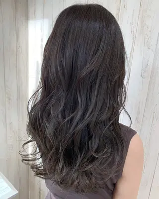 ロング カラー 心斎橋韓国ボブ 好原良真のヘアスタイル