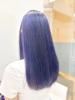 ロング カラー 🐈‍⬛SARA🎀 縮毛矯正のヘアスタイル