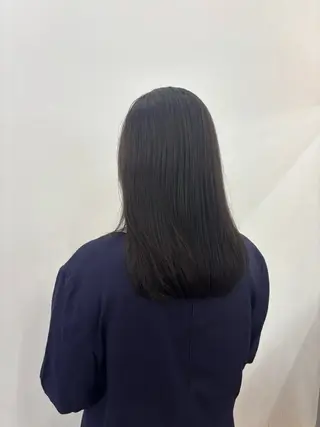 セミロング カラー 透明感/ベージュ/ yuna.のヘアスタイル