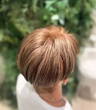 カラー メンズ JEAN CLAUDE BIGUINE 横浜ベイクォーター店所属・Koharu 髪質改善カラーのヘアスタイル