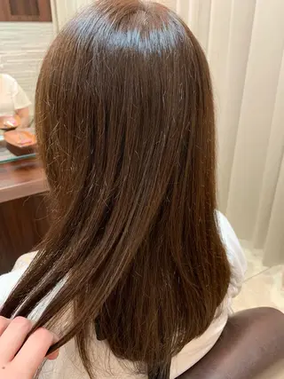ロング 譜久島 かりんのヘアスタイル
