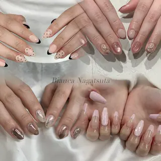 ネイル Bianca長津田 Mukae⋆.✶🖤のネイルデザイン