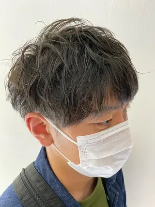 ショート パーマ メンズ 柳澤 和也のヘアスタイル