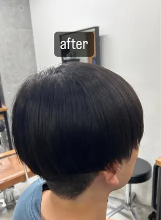 パーマ メンズ カズキ🌼曲がる 縮毛矯正のヘアスタイル