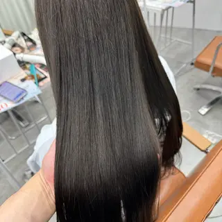 ロング カラー ヘアアレンジ ブリーチなしカラー /新百合ヶ丘/安形翔のヘアスタイル