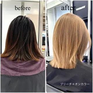 ミディアム カラー 無料カットモデル募集 /　 Juanのヘアスタイル